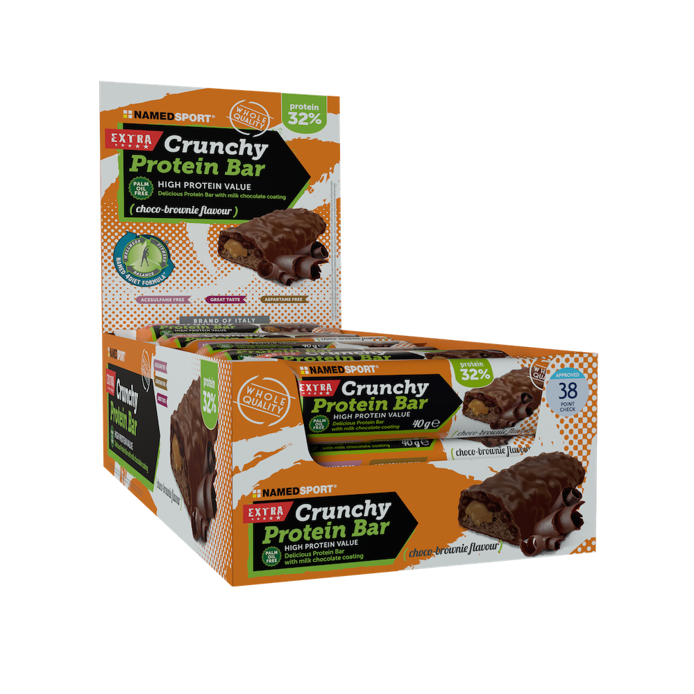 Barre Prot In E Crunchy Choco Brownie G Pcs Namedsport